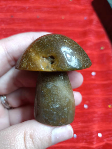 Ocean Jasper Crystal Mushroom