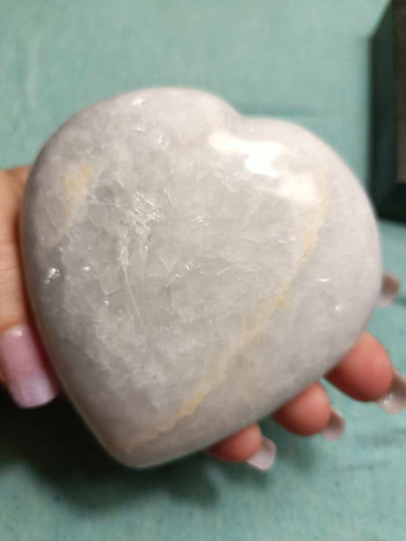 Celestite Crystal Heart