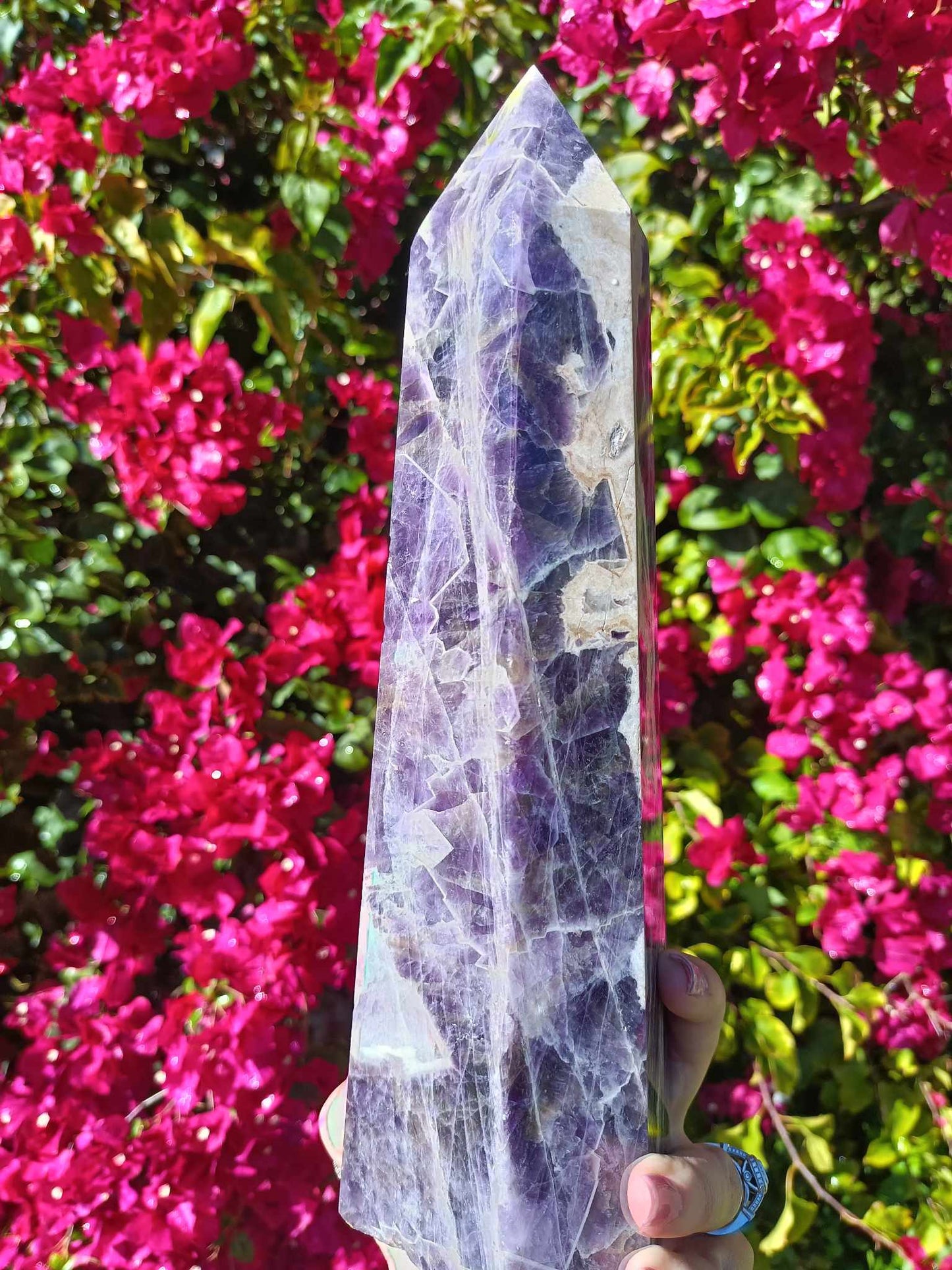 Dream Amethyst large crystal Tower