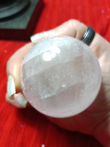 Merkabite Calcite Sphere 2.1in diameter