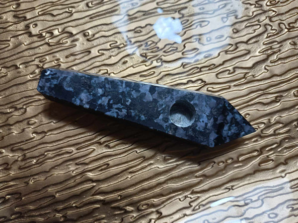 Larvikite Crystal Pipe