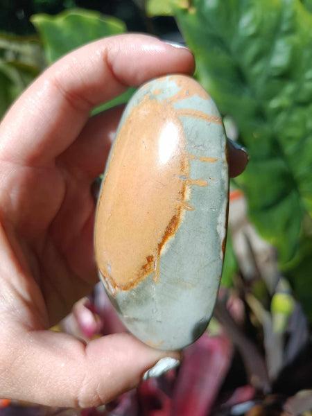 Polychrome Jasper Palm Stone