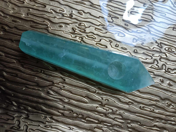 Fluorite Crystal Pipe