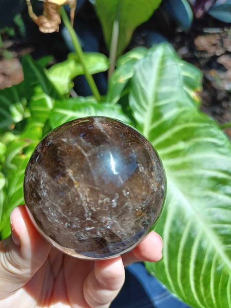 Smokey Quartz Crystal Sphere