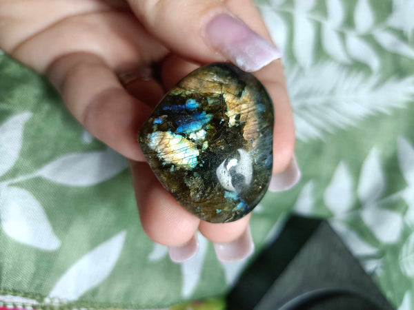 Labradorite Crystal Heart