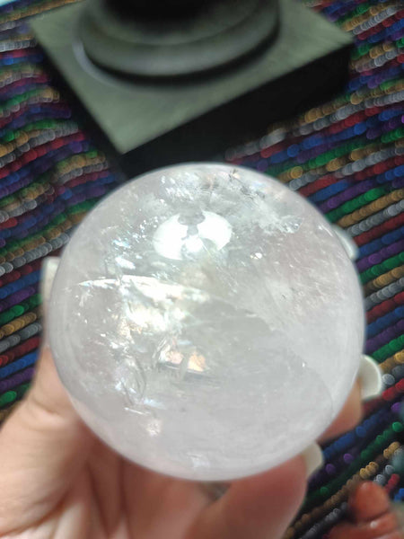 Merkabite Calcite Sphere 2.3in diameter