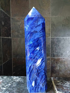 Blueberry Quartz Crystal Tower