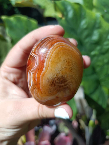 Sardonyx Palm Stone