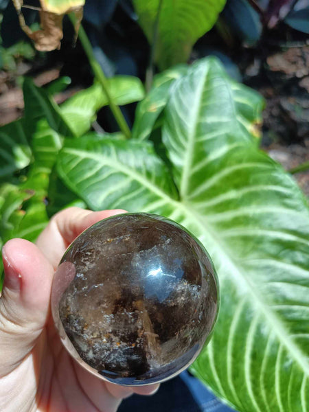 Smokey Quartz Crystal Sphere