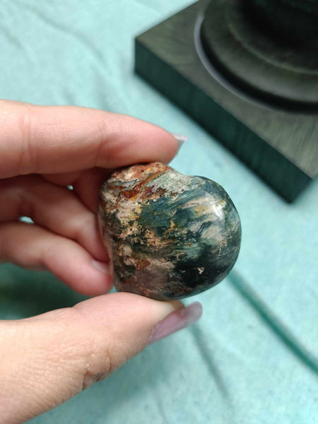 Ocean Jasper Crystal Heart