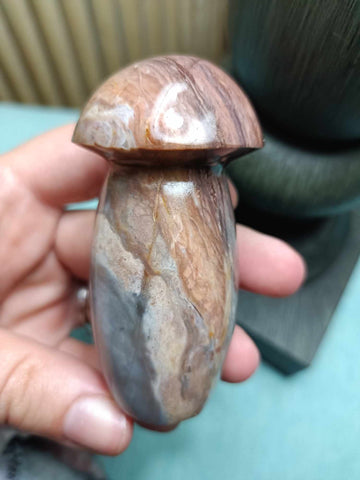 Polychrome Jasper Crystal Mushroom