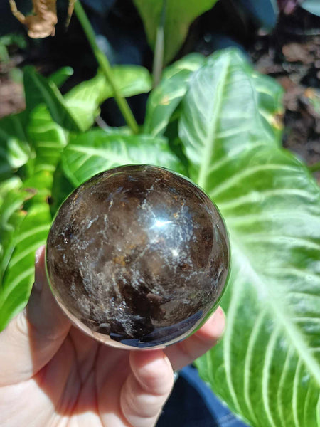 Smokey Quartz Crystal Sphere