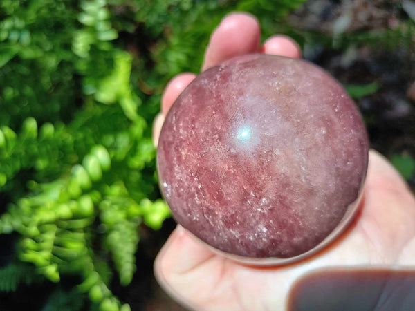 Strawberry Quartz Crystal Sphere