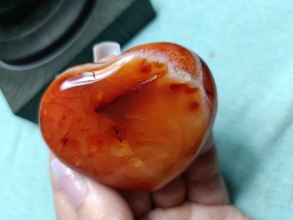 Carnelian Jasper heart