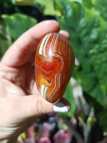 Sardonyx Palm Stone