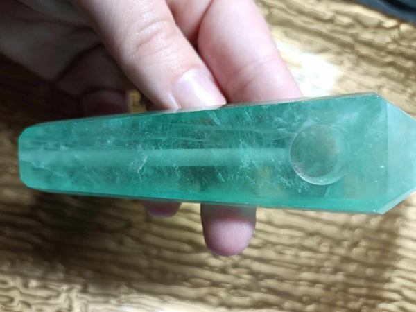 Fluorite Crystal Pipe