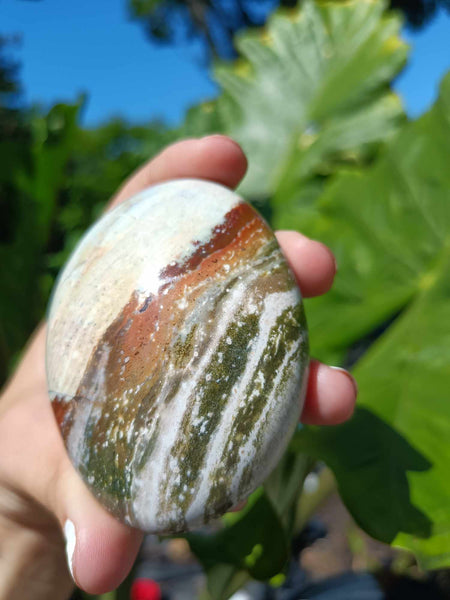 Ocean Jasper Crystal Palmstone