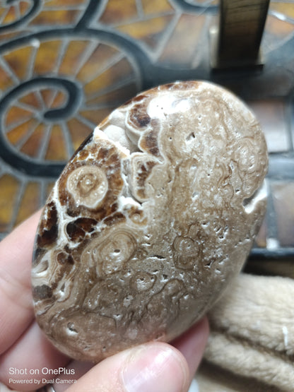 Chocolate Calcite Palmstone