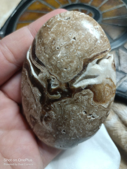 Chocolate Calcite Palmstone