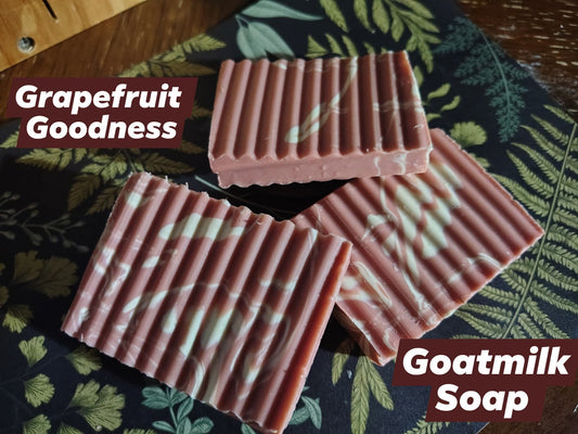 GoatsMilk Soap Grapefruit Bar