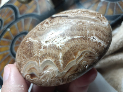 Chocolate Calcite Palmstone