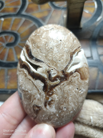 Chocolate Calcite Palmstone