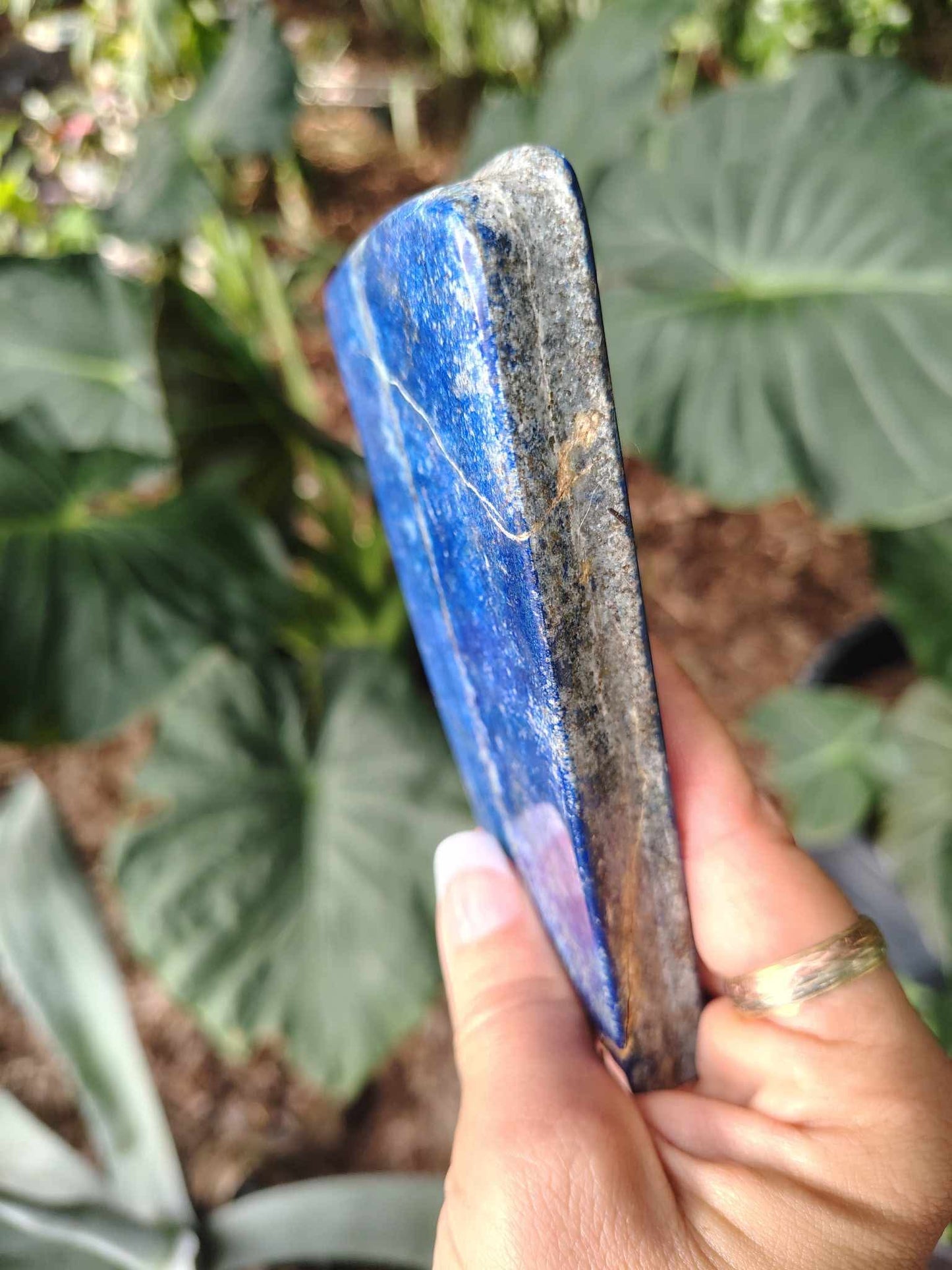 Lapis lazuli freeform very blue