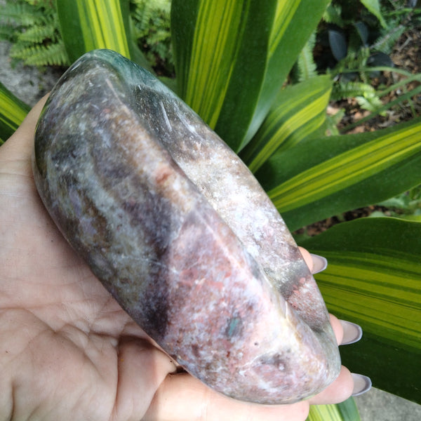 Ocean Jasper Crystal Bowl ovular shaped