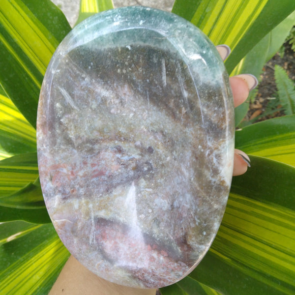 Ocean Jasper Crystal Bowl ovular shaped