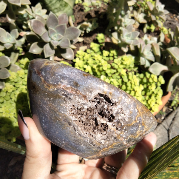 Ocean Jasper Crystal Bowl "wheatgrass juice"