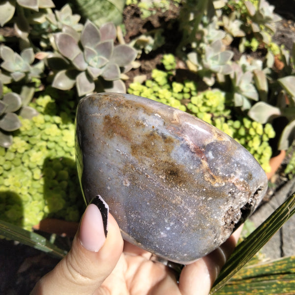 Ocean Jasper Crystal Bowl "wheatgrass juice"