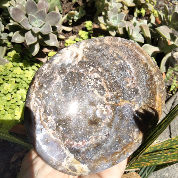 Ocean Jasper Crystal Bowl "wheatgrass juice"