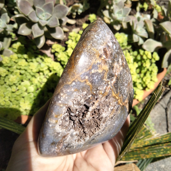 Ocean Jasper Crystal Bowl "wheatgrass juice"