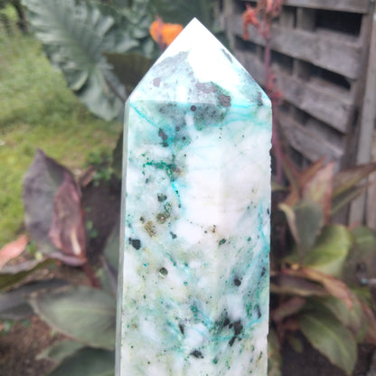 Phoenix Stone aka Eliot Stone aka sage stone crystal Tower 10 in