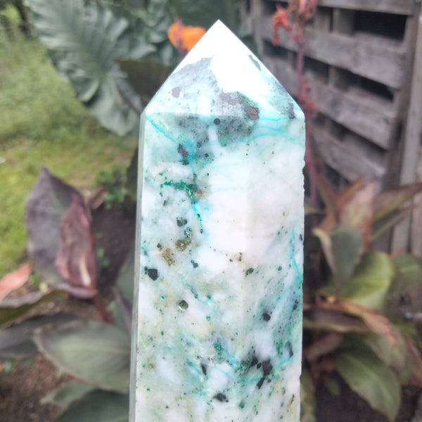 Phoenix Stone aka Eliot Stone aka sage stone crystal Tower 10 in