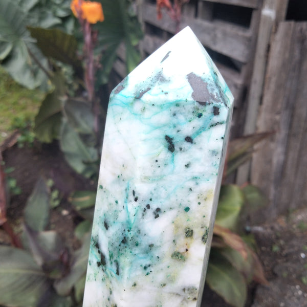 Phoenix Stone aka Eliot Stone aka sage stone crystal Tower 10 in