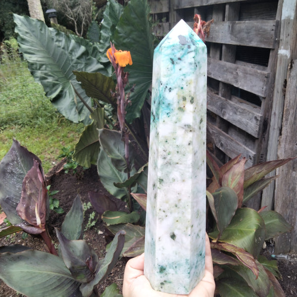 Phoenix Stone aka Eliot Stone aka sage stone crystal Tower 10 in