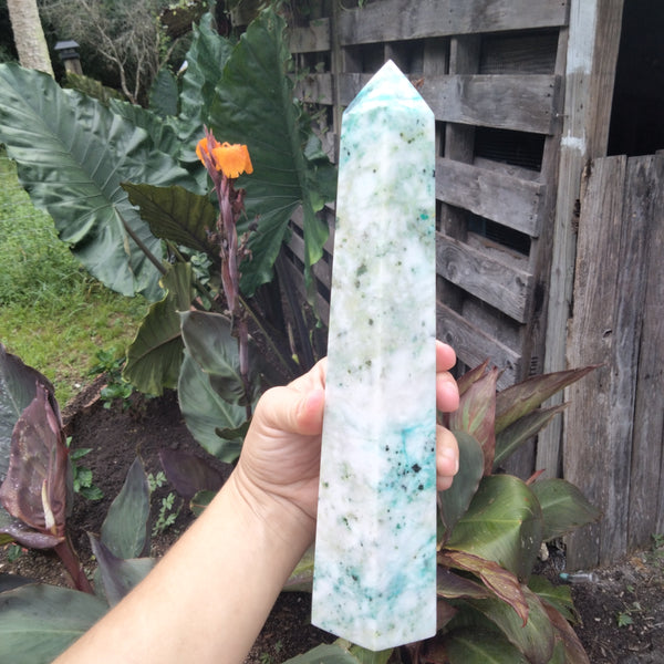 Phoenix Stone aka Eliot Stone aka sage stone crystal Tower 10 in