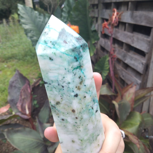 Phoenix Stone aka Eliot Stone aka sage stone crystal Tower 10 in