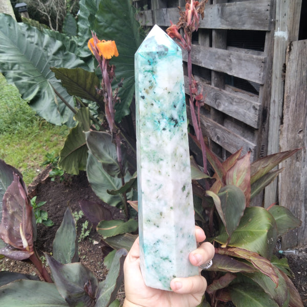 Phoenix Stone aka Eliot Stone aka sage stone crystal Tower 10 in