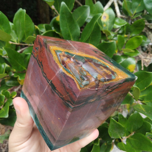 Ocean Jasper cube