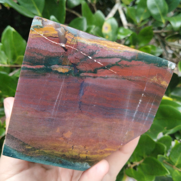 Ocean Jasper cube