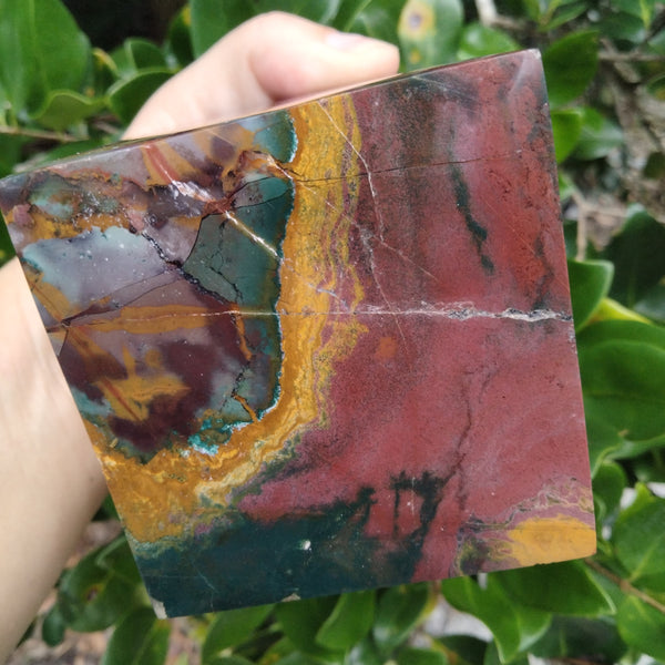 Ocean Jasper cube