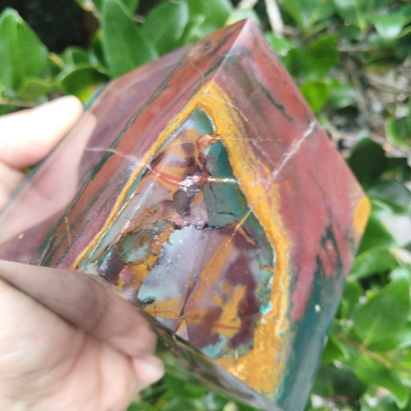 Ocean Jasper cube