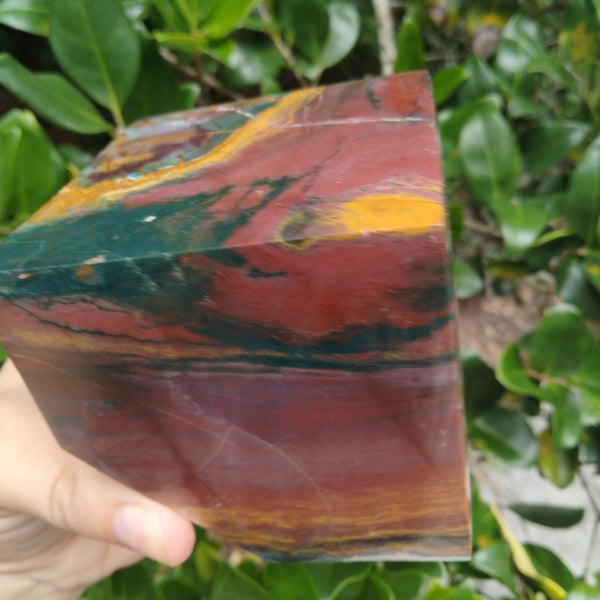 Ocean Jasper cube