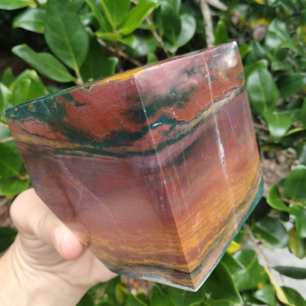 Ocean Jasper cube