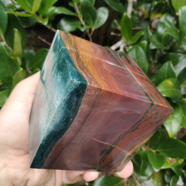 Ocean Jasper cube