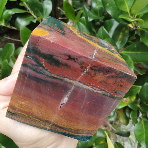 Ocean Jasper cube