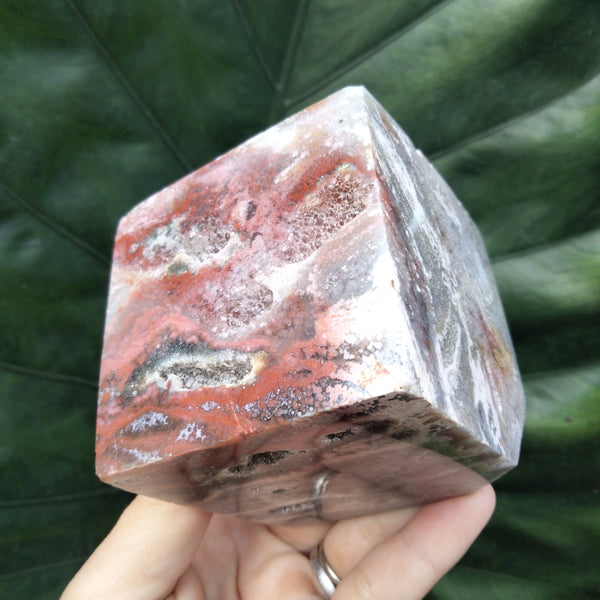 Ocean Jasper cube