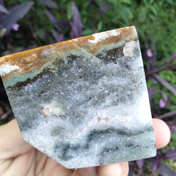 Ocean Jasper cube